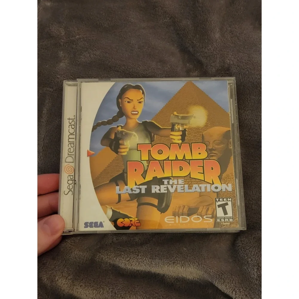 Sega Dreamcast Tomb Raider The Last Revelation Video Game BROKEN CASE